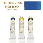 春蔵　銅版画インキ　スカイブルー　50ml