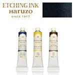 春蔵　銅版画インキ　ブラックNo.2（CB802・青口）　50ml