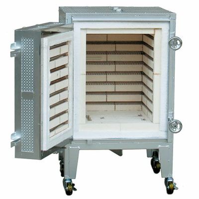 電気陶芸窯 SN-8LT・DP型(横扉式・電子式地震安全装置内蔵プロコン付)