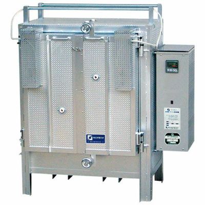 フレンチドア式電気陶芸窯 SN-15STF型(電子式地震安全装置内蔵プロコン付)