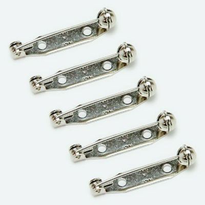 回転ピン シルバー 5個入 中