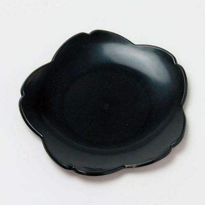 黒生地（無塗装）桜小皿 138mmφ