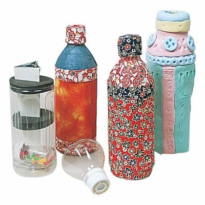 ペットボトル万華鏡づくり