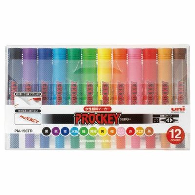 ユニプロッキーPM-150TR（水性）新12色セット