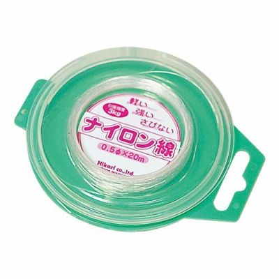 ナイロン線・透明 直径0.8mm・20m巻(NV08-1)