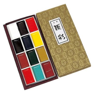 顔彩 12色セット
