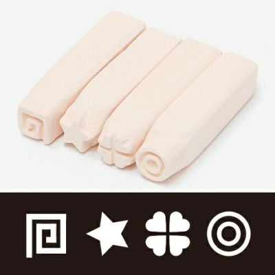 素焼き印花セット A 4種組