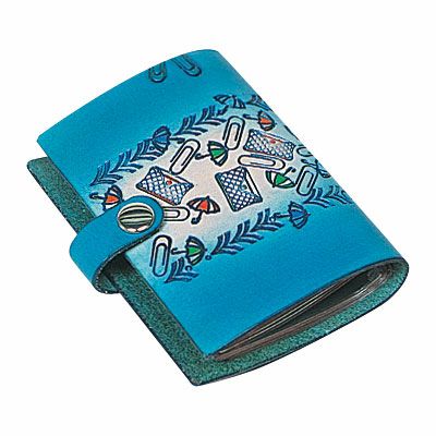 皮革・カードケースセット ヨコ型