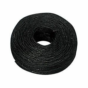 手縫いロウビキ糸 黒(20m巻)