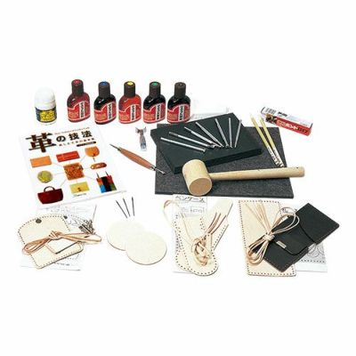 革細工用具・材料セット C