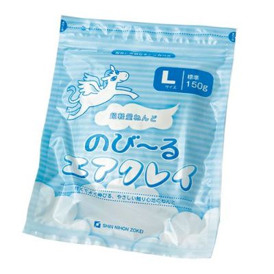 のび～るエアクレイ L(150g・チャック袋)