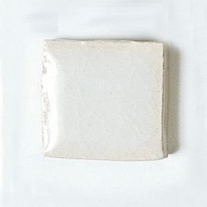 楽焼き色釉薬A 乳白 粉末1kg(無鉛)