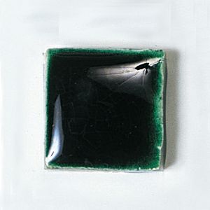 楽焼き色釉薬A 緑 粉末1kg(無鉛)