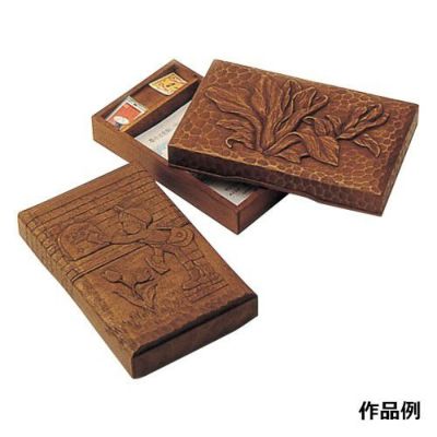 工芸はがき箱(朴)