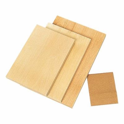 深彫り木彫板S シナ 大(300×200×20mm)【返品交換不可商品】