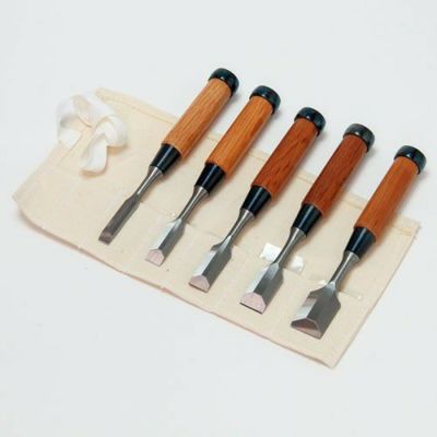 木彫細工のみセット平5本組