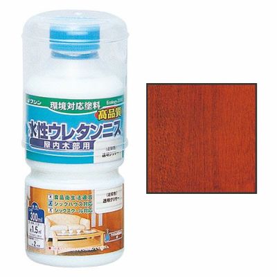 ワシン水性ウレタンニス チーク 300mL
