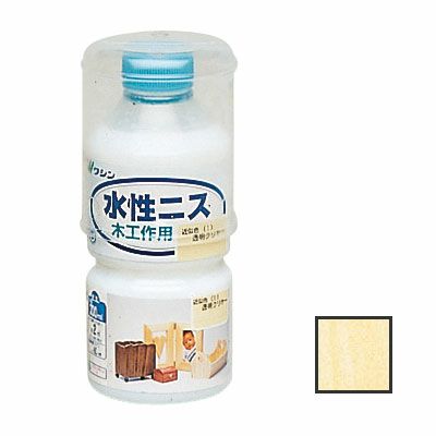 ワシン水性ニス 300mL 透明クリアー