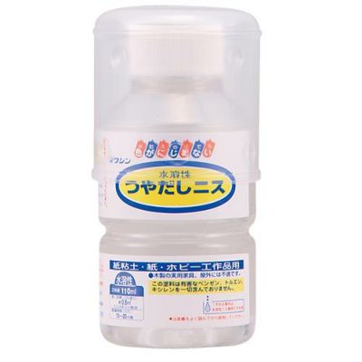 ワシン水溶性つやだしニス 110mL