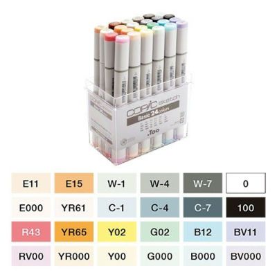 コピック ベーシック 24色セット