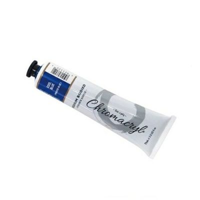 クロマクリル クールブルー 75mL(水性アクリル絵具)