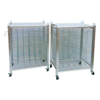 アルミ枠製ユニット式作品乾燥棚 AL-40【AL-20が2台】