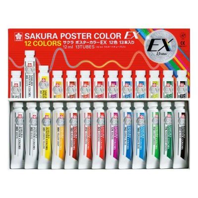 サクラポスターカラーEX 12mL PEW13(12色13本入)