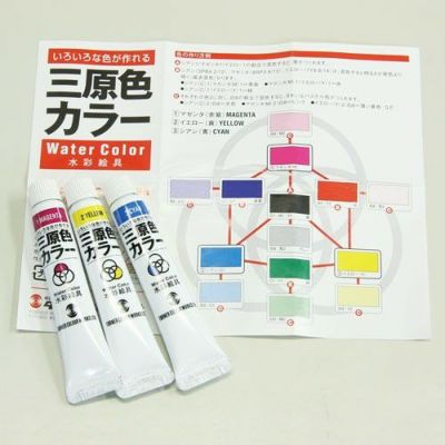 三原色カラー(水彩絵具)