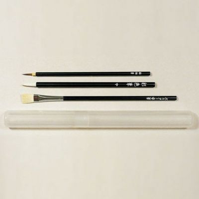 生徒用デザイン筆セット 4点組（筆筒入)