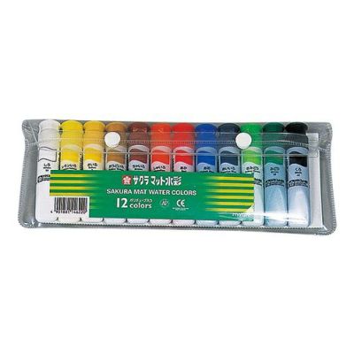 サクラマット水彩 MW12PF(12色シース入)
