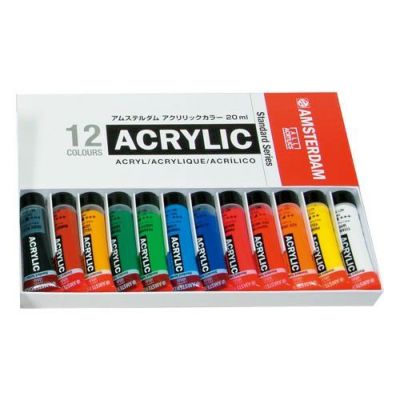 アムステルダム アクリリックカラー AAC-12 20mL 12色セット