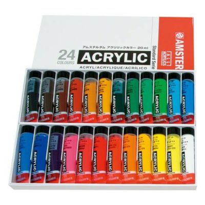 アムステルダム アクリリックカラー AAC-24 20mL 24色セット