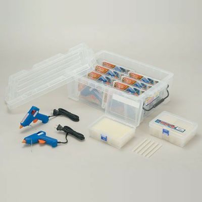 ホットグルーガンセット グループ 青(10人用)