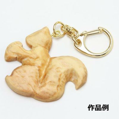木彫キーホルダー 高級ひのき