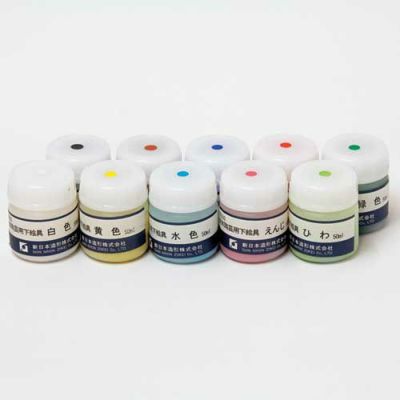 陶芸用液体下絵の具 10色セット(50mL)